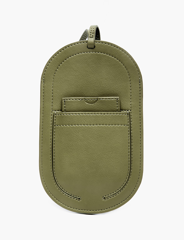 Зеленая женская сумка для мобильного MASCOTTE 660-2248-604 | ракурс 2