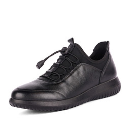 58-92WN-601KT Полуботинки для активного отдыха женские нат.кожа/текстиль черн, Quattrocomforto