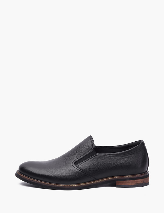 Черные мужские туфли MASCOTTE 58-210213-0102 | ракурс 1