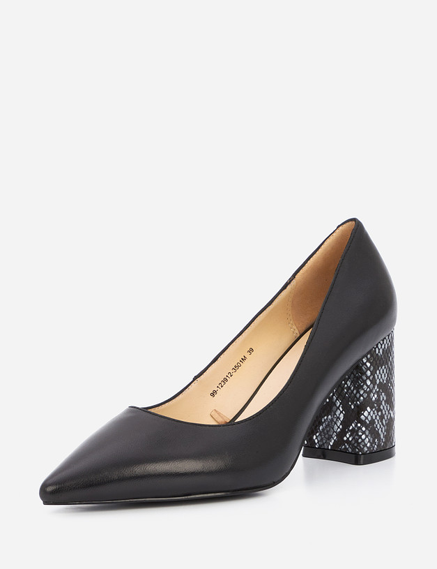 Черные женские туфли MASCOTTE 99-123912-3501M | ракурс 3