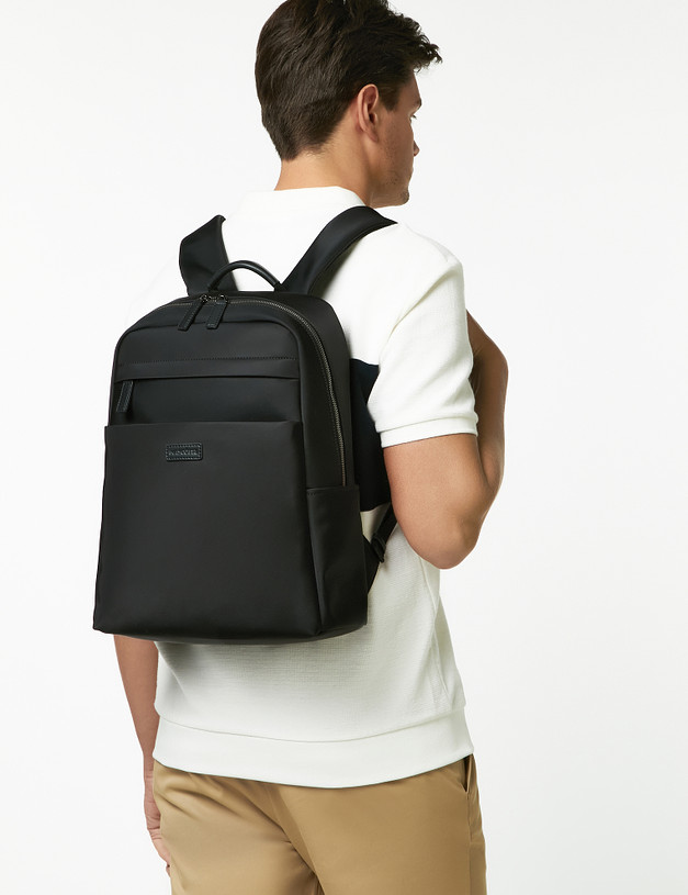 Черный мужской рюкзак MASCOTTE 604-2107-202 | ракурс 1