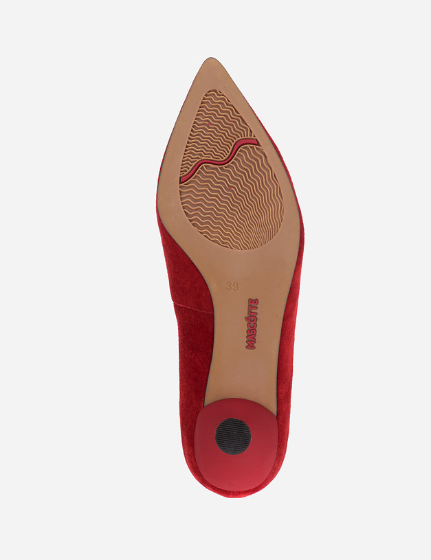 Красные женские туфли MASCOTTE 21-1220814-0605 | ракурс 5
