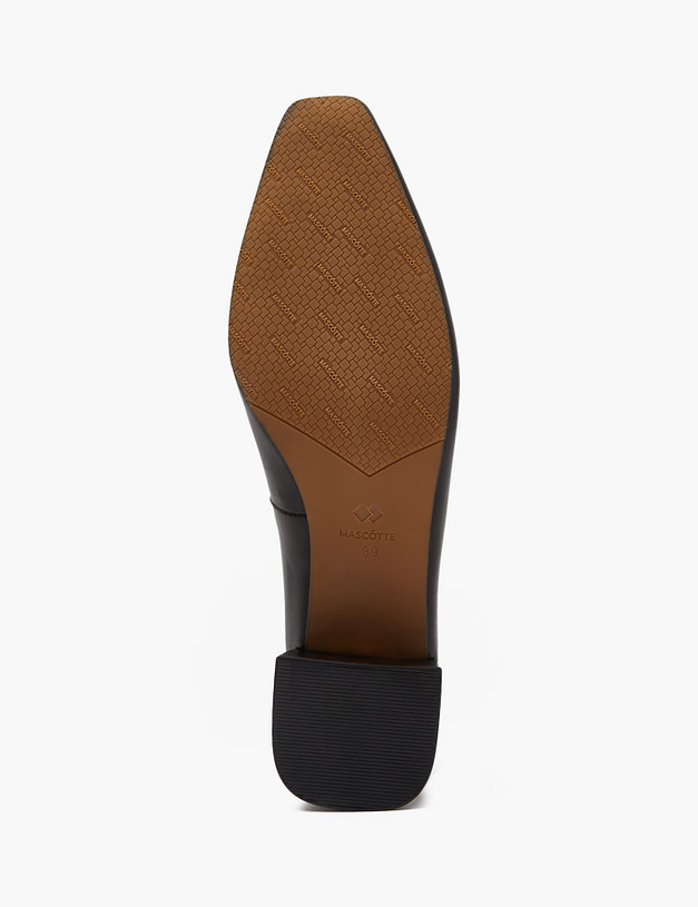 Черные кожаные женские туфли MASCOTTE 126-412111-3501M | ракурс 6