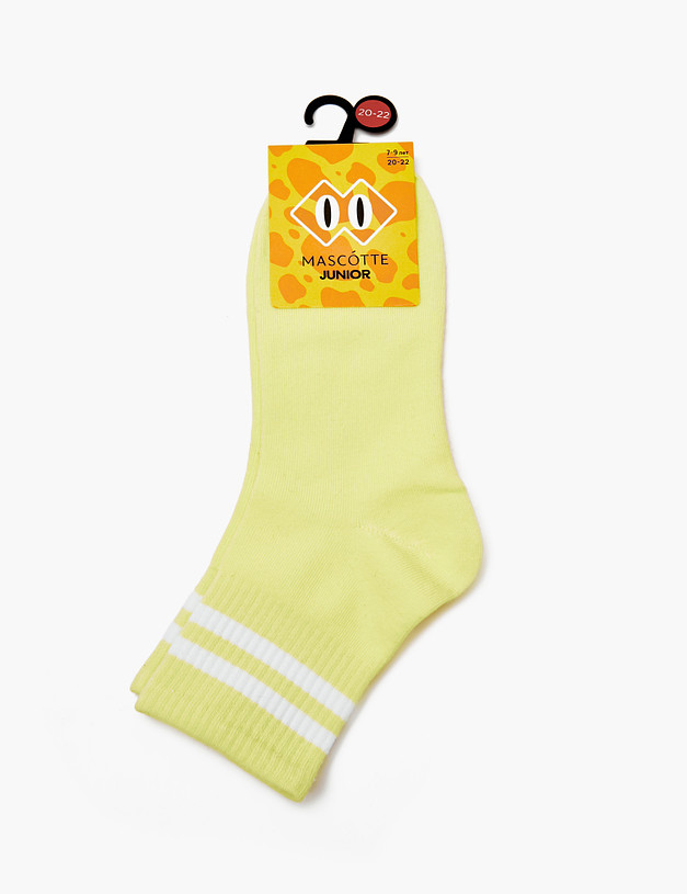 Желтые детские носки MASCOTTE 764-3211-2618 | ракурс 1