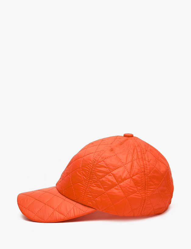 Оранжевая стеганая кепка MASCOTTE 746-2202-2413 | ракурс 3