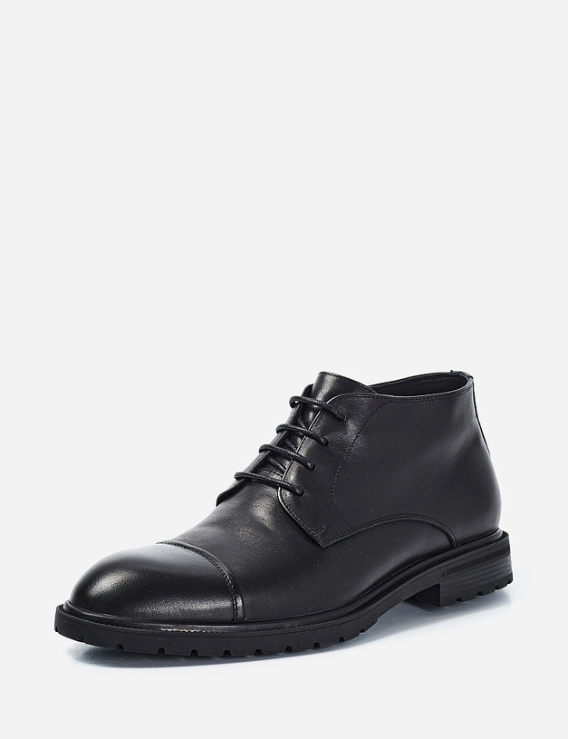 Черные мужские ботинки MASCOTTE 128-122323-0102 | ракурс 3