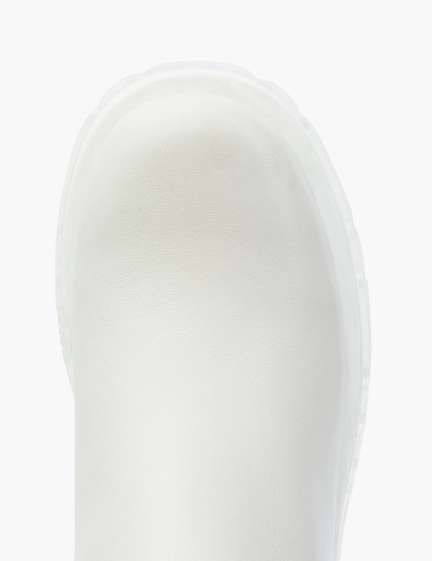 Молочные женские сапоги с резиновой вставкой MASCOTTE 102-220621-0101 | ракурс 5