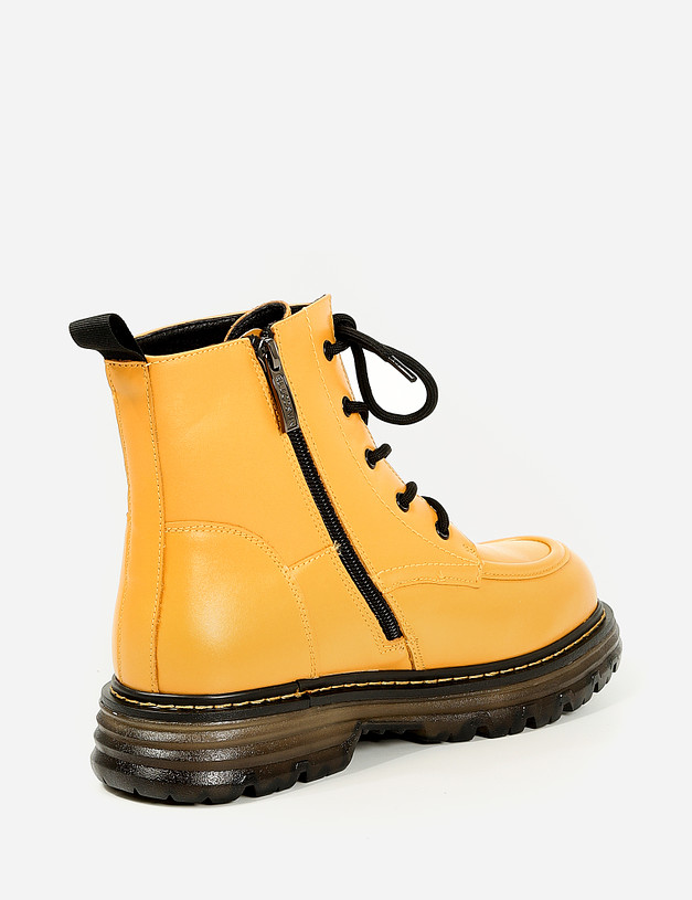 Желтые женские ботинки MASCOTTE 78-120432-4130M | ракурс 4