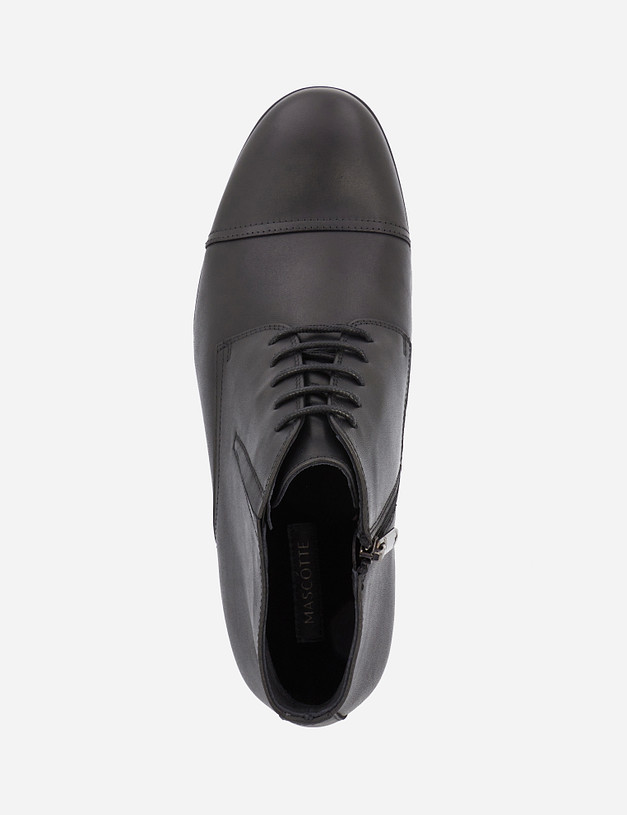Черные мужские ботинки MASCOTTE 128-120223-0102 | ракурс 6