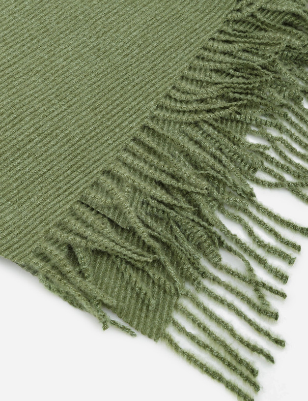 Зеленый женский шарф MASCOTTE 766-0218-2404 | ракурс 2