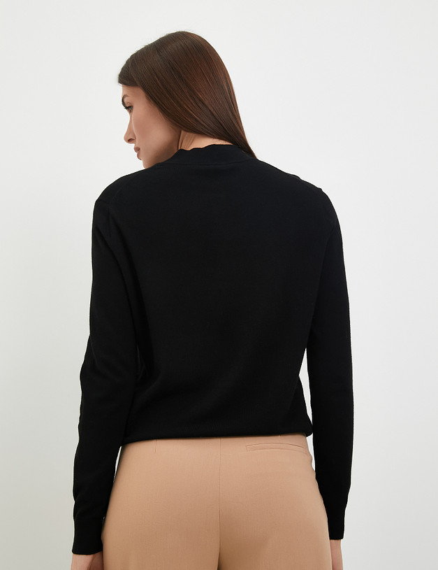 Черный женский свитер MASCOTTE 852-3204-2402 | ракурс 2