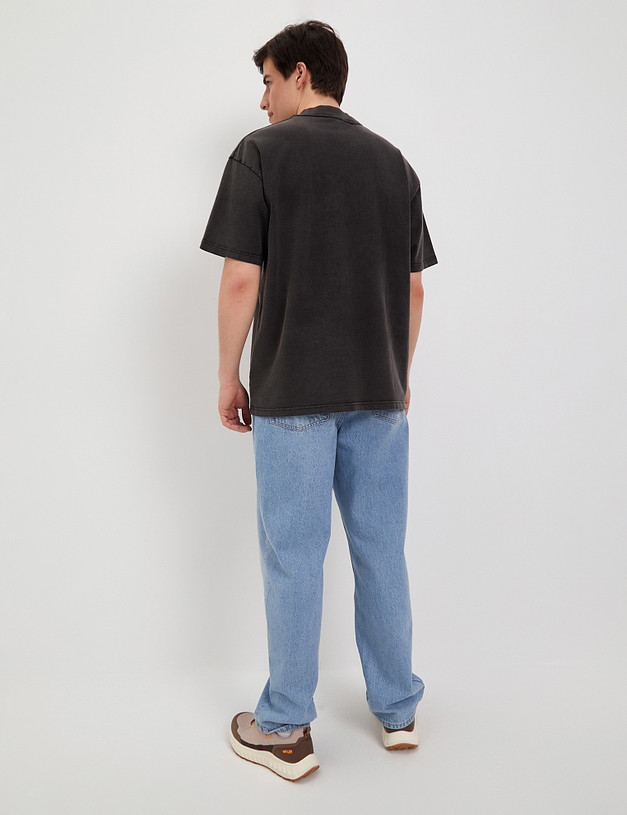 Темно-серая мужская футболка MASCOTTE 889-4116-2610 | ракурс 6
