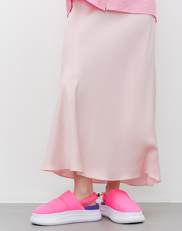 151-3205625-0206 Туфли летние женские текстиль/текстиль розов-темн-розов, Mascotte Lite