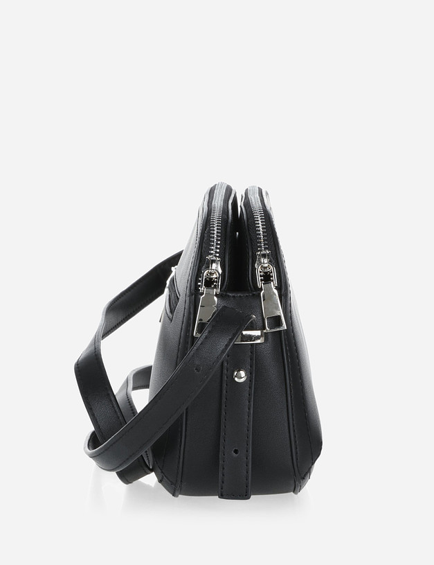 Черная женская сумка кросс-боди MASCOTTE 626-9109-602 | ракурс 4
