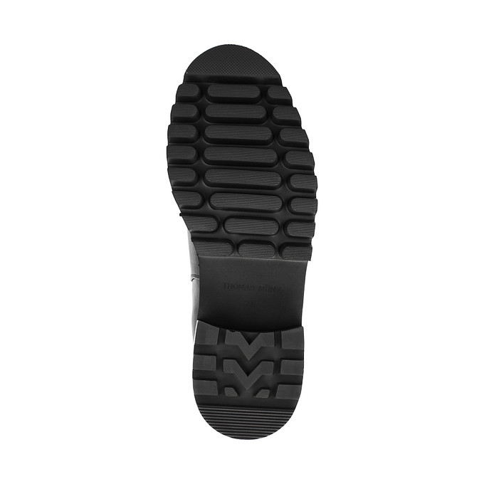 Черные кожаные женские ботинки челси «Томас Мюнц»