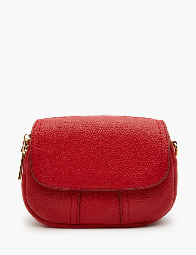 Красная женская сумка с широким ремнем MASCOTTE 669-1209-1005 | ракурс 2