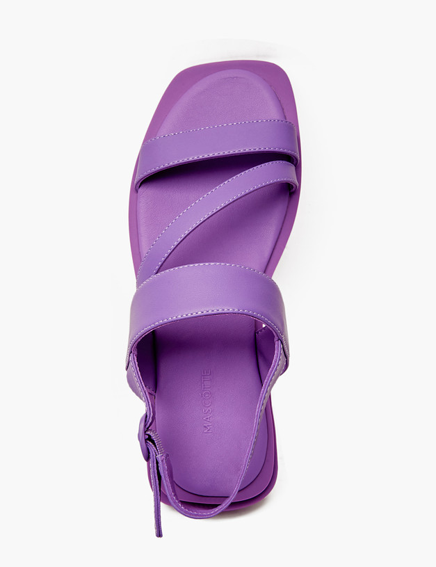 Фиолетовые женские сандалии из натуральной кожи MASCOTTE 94-410811-0507 | ракурс 5