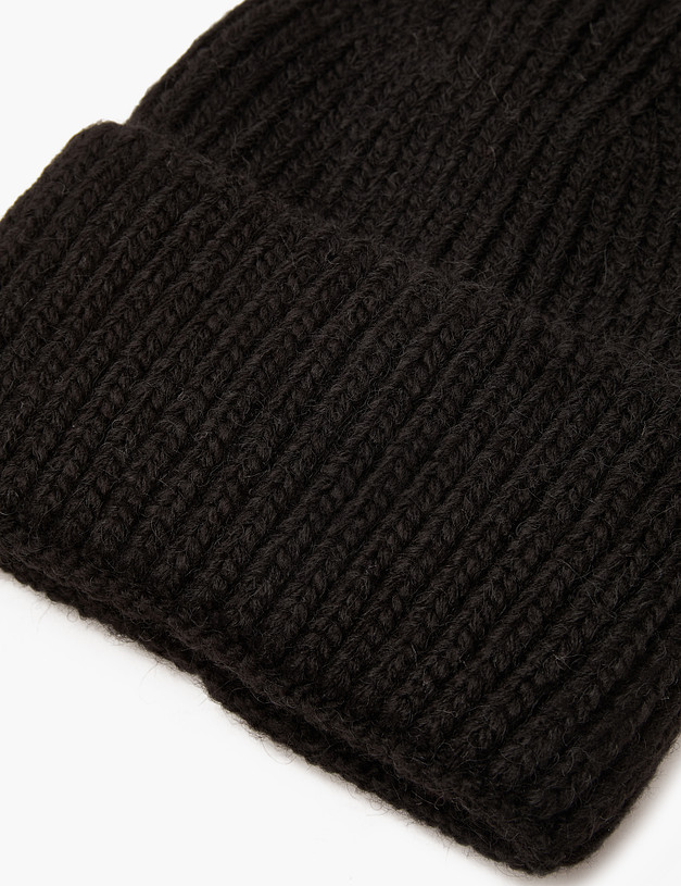 Черная женская шапка MASCOTTE 784-3206-7502 | ракурс 3