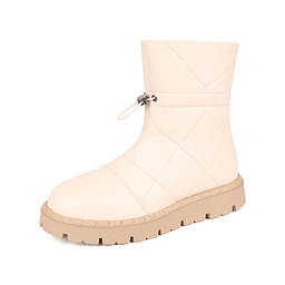 26-32WA-935SN Ботинки для активного отдыха женские и.кожа/шерсть-и.мех беж, INSTREET
