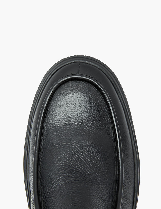 Черные мужские ботинки из кожи MASCOTTE 22-321821-0102 | ракурс 4