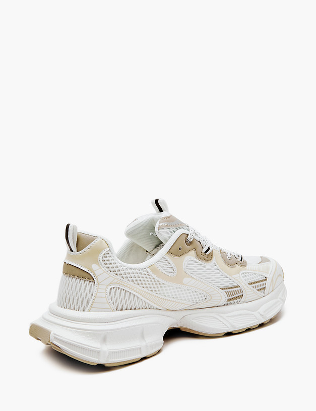 Белые массивные женские кроссовки MASCOTTE 64-411321-0201 | ракурс 3