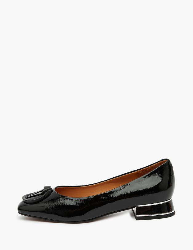 Черные лакированные женские туфли MASCOTTE 126-210511-0702 | ракурс 1