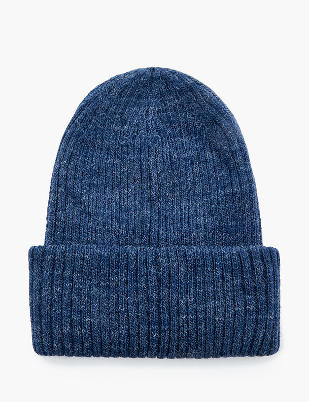 Синяя женская шапка MASCOTTE 781-2202-503 | ракурс 1