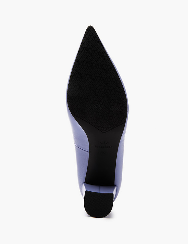 Сиреневые женские туфли из кожи MASCOTTE 172-4122711-6539M | ракурс 5