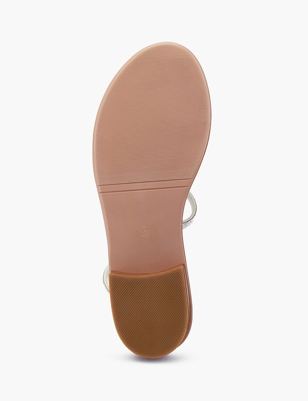 Серебристые женские сандалии MASCOTTE 51-214424-2801 | ракурс 7