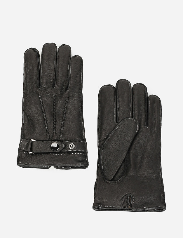 Черные мужские перчатки MASCOTTE 709-1203-102 | ракурс 1