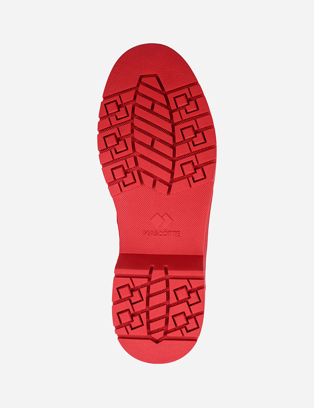 Черные мужские ботинки на красной подошве MASCOTTE 22-1210225-3128M | ракурс 5