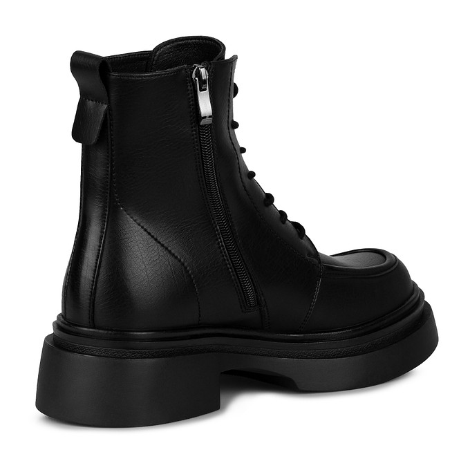 Черные женские ботинки из кожи "Томас Мюнц"