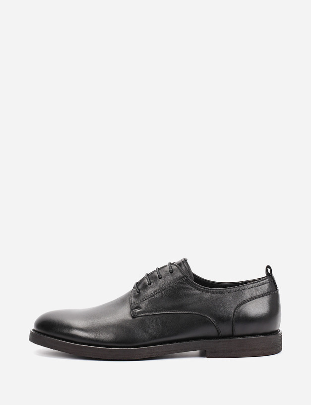 Черные мужские туфли MASCOTTE 58-121311-0102 | ракурс 2