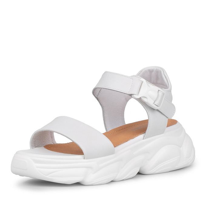 Белые женские сандалии в спортивном стиле «Томас Мюнц»