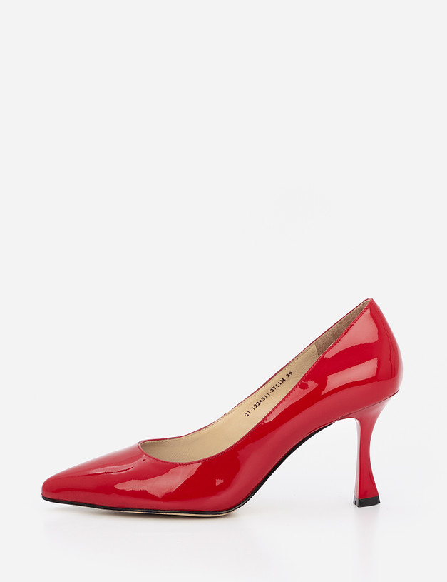 Красные лаковые женские туфли MASCOTTE 21-1224311-3711M | ракурс 2