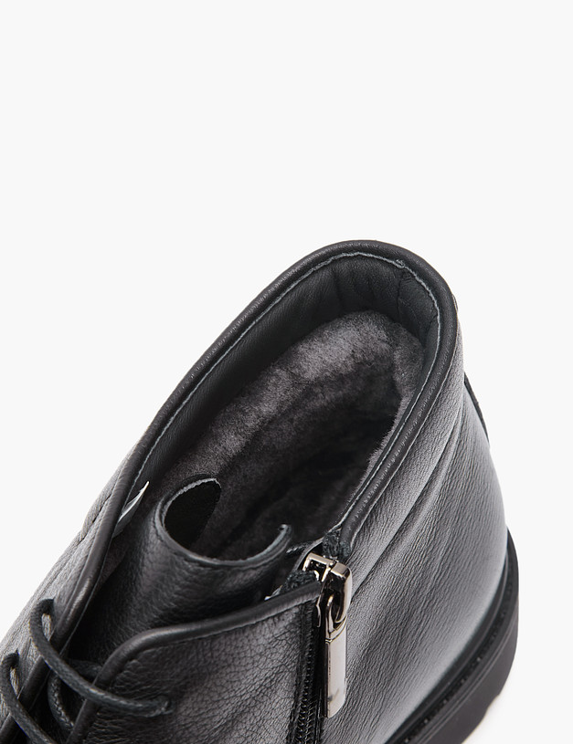 Черные мужские зимние ботинки MASCOTTE 128-320331-0102 | ракурс 6