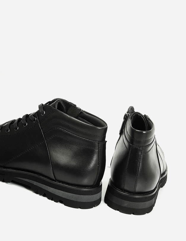 Черные мужские ботинки MASCOTTE 22-121927-3128M | ракурс 8