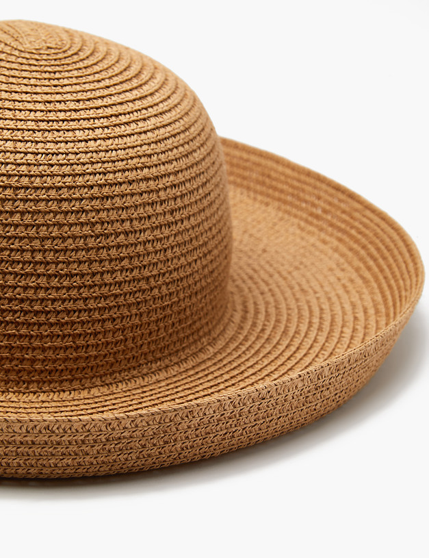 Бежевая женская шляпа MASCOTTE 776-4122-0309 | ракурс 3