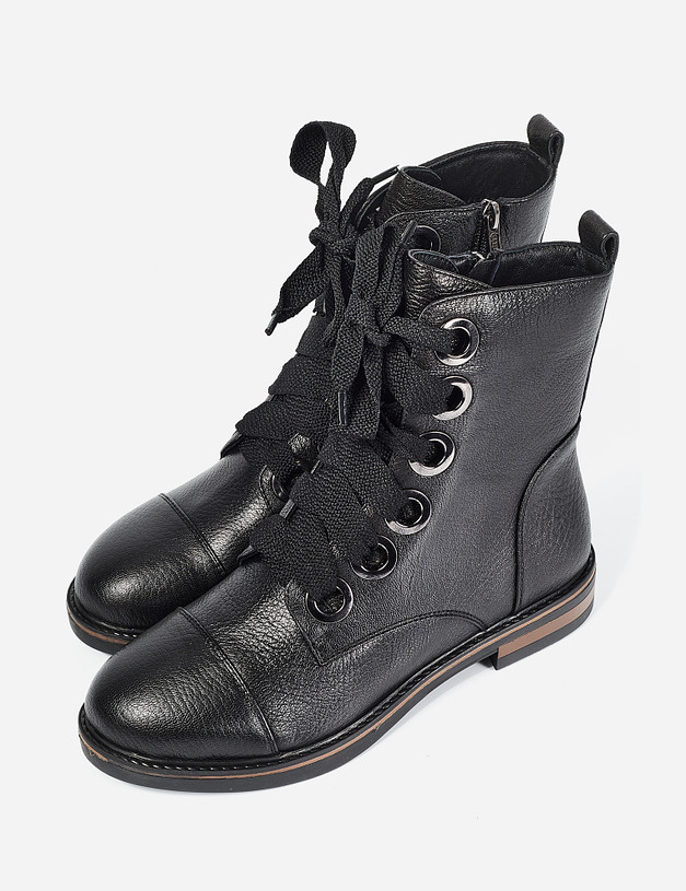 Черные осенние женские ботинки MASCOTTE 99-9240521-0502 | ракурс 7