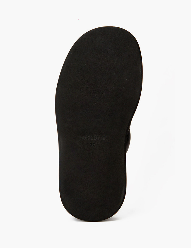 Черные женские сандалии из кожи MASCOTTE 66-3183115-7501M | ракурс 6