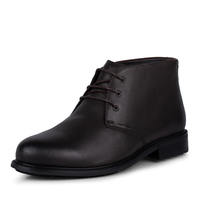 Коричневые мужские кожаные ботинки "Томас Мюнс"