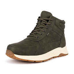 116-52MZ-044SW Ботинки для активного отдыха мужские и.кожа/и.мех зелен, INSTREET