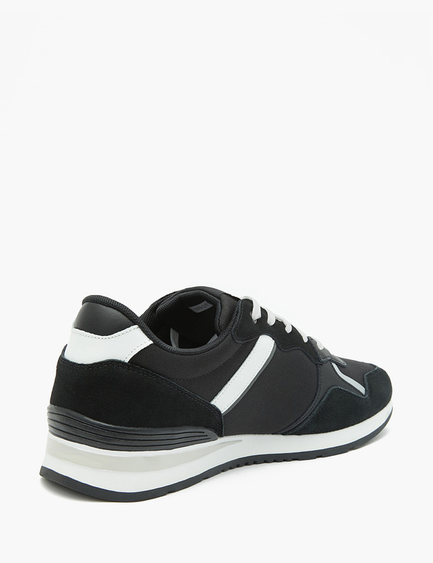 Черные мужские кроссовки с контрастными вставками MASCOTTE 189-3114523-0202 | ракурс 3