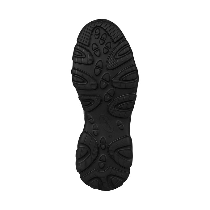 Черные мужские кожаные кроссовки "Саламандер"
