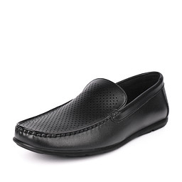 58-51MZ-S047ST Мокасины мужские и.кожа/текстиль черн, INSTREET