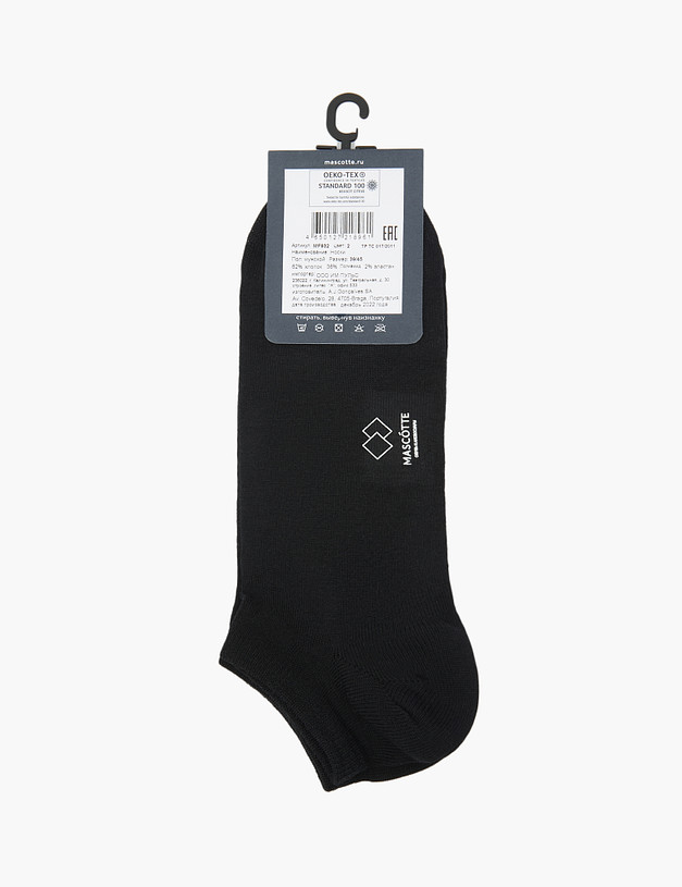 Черные мужские носки MASCOTTE MF932-02 | ракурс 3