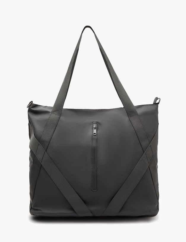 Черная женская сумка-шоппер MASCOTTE 679-3204-202 | ракурс 2