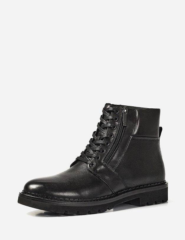 Черные мужские ботинки MASCOTTE 22-1212637-3108M | ракурс 2