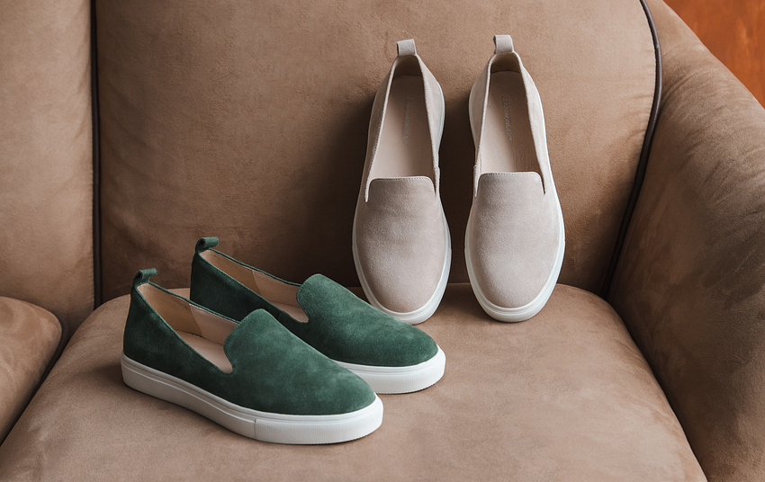 Как и с чем носить слипоны: образы для женщин и мужчин