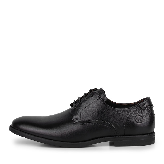 Черные кожаные мужские классические туфли «Саламандер»